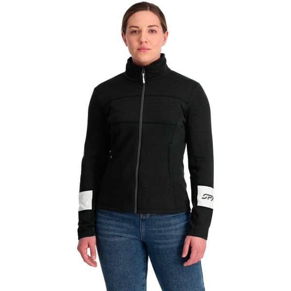 Spyder Speed Fleecejacka Med Dragkedja Svart XS Kvinna