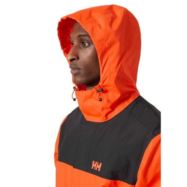 Helly Hansen Vancouver Rain Jacka Orange S Man