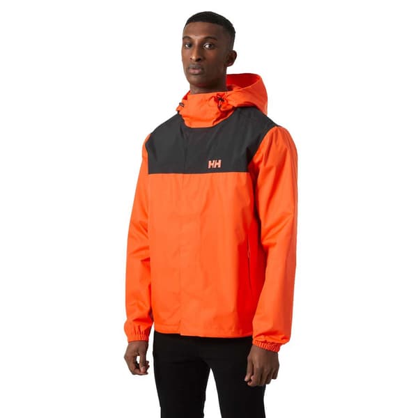 Helly Hansen Vancouver Rain Jacka Orange S Man