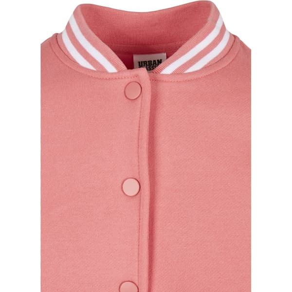 Urban Classics Inset College-big Jakke Rosa 5XL Kvinde