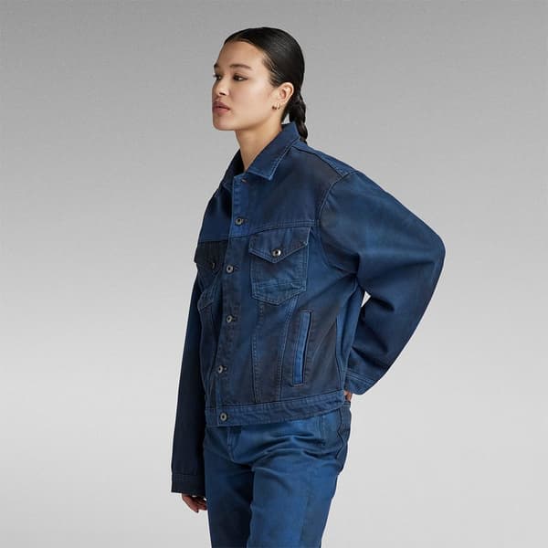 G-star D23643-d480 Jeansjacka Blå XS Kvinna