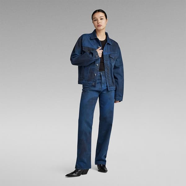 G-star D23643-d480 Jeansjacka Blå XS Kvinna