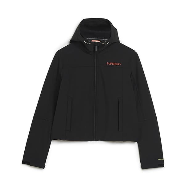 Superdry Soft Shell Trekker Jacka Svart L Kvinna
