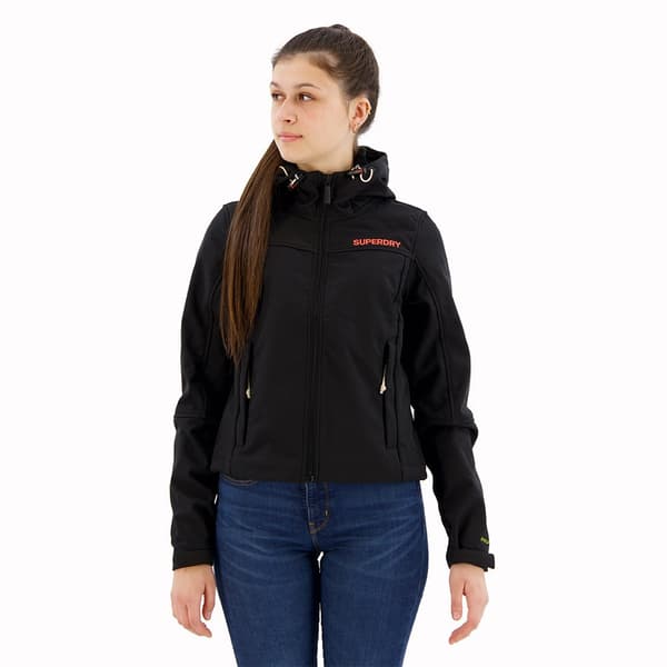 Superdry Soft Shell Trekker Jacka Svart L Kvinna