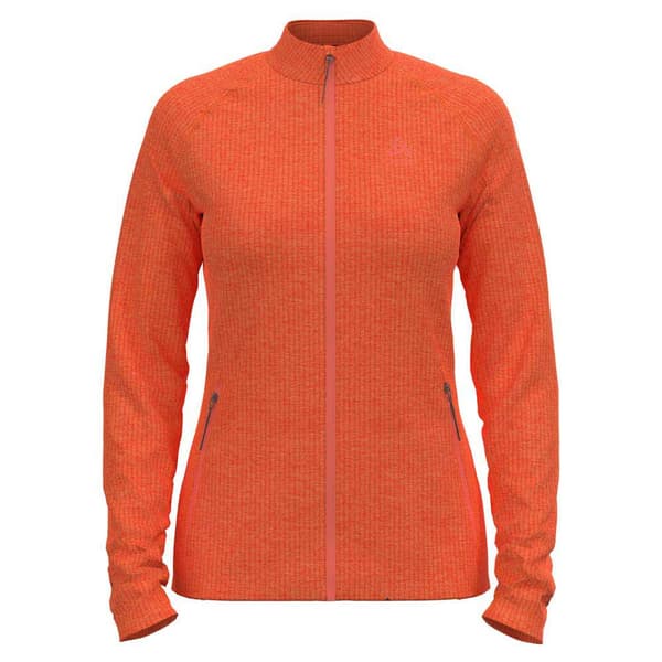 Odlo Fli Vetoketjullinen Fleecetakki Oranssi XL Nainen