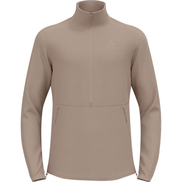 Odlo Essential 365 High Pile Fleecejakke Med Halv Lynlås Beige XL Mand