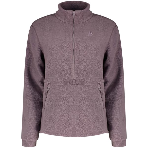 Odlo Essential 365 High Pile Fleece Med Halv Dragkedja Lila L Kvinna
