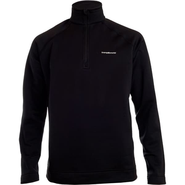 Trangoworld Qoruq Fleece Med Halv Dragkedja Svart L Man
