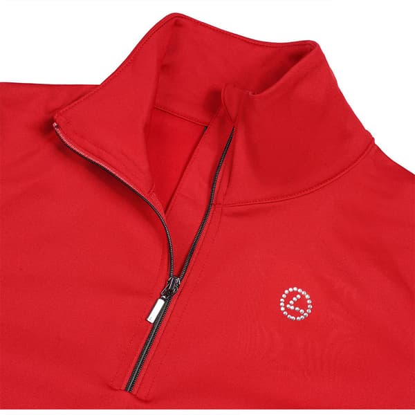 Luhta Hailuoto Fleece Med Halv Dragkedja Röd XS Kvinna