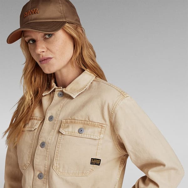G-star Boxy Explorer Jeansjacka Beige 2XL Kvinna
