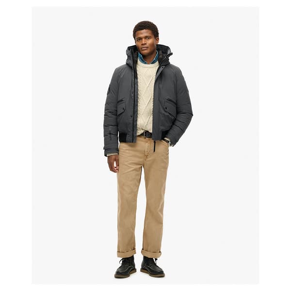 Superdry City Padded Bomberjacka Grå L Man