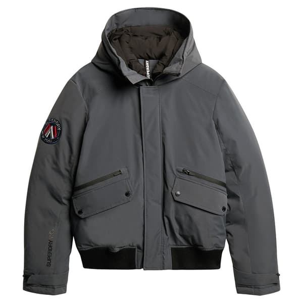 Superdry City Padded Bomberjacka Grå L Man