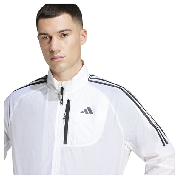 Adidas Own The Run 3 Stripes Packable Jakke  M Mand