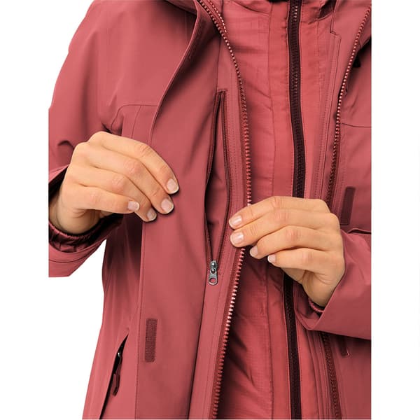 Vaude Neyland 3in1 Jacka Rosa 34 Kvinna