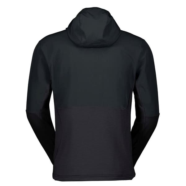 Scott Defined Tech Hybrid Fleece Med Halv Dragkedja Svart M Man