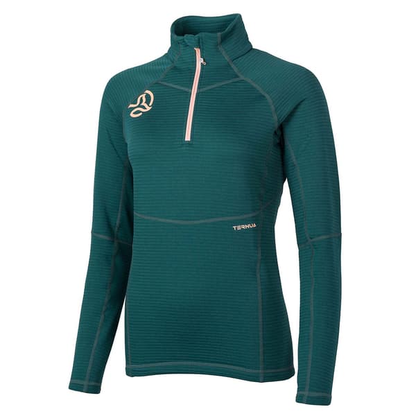 Ternua Momhill Fleece Med Halv Dragkedja Grönt,Blå XL Kvinna