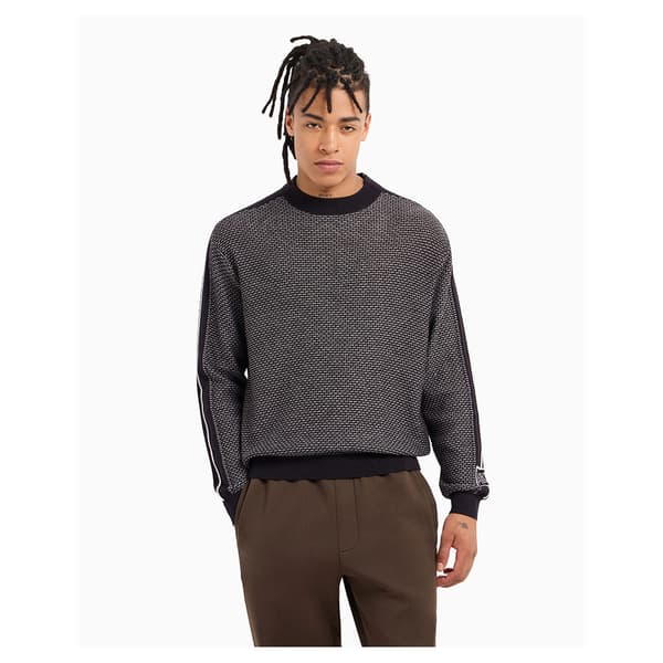 Armani Exchange 6dzm2x_zm4mz Villapaita Harmaa 2XL Mies