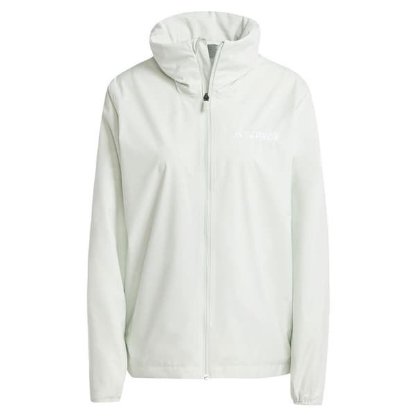 Adidas Multi Essentials 2l Rain Jakke Grøn XS Kvinde