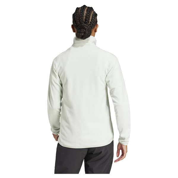 Adidas Multi Essentials Fleecejacka Med Dragkedja Grönt L Kvinna
