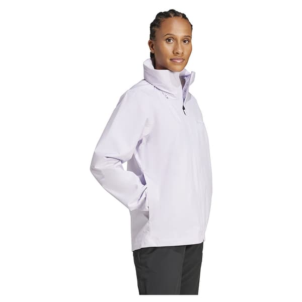 Adidas Multi Essentials 2l Rain Jacka Lila L Kvinna