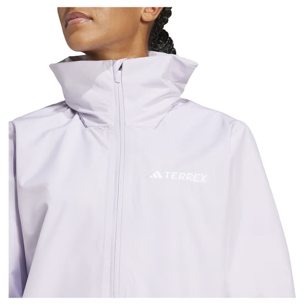 Adidas Multi Essentials 2l Rain Jacka Lila L Kvinna
