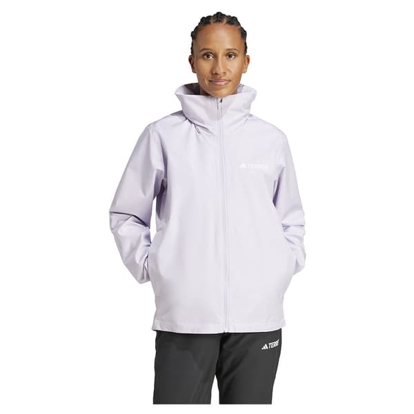 Adidas Multi Essentials 2l Rain Jacka Lila L Kvinna