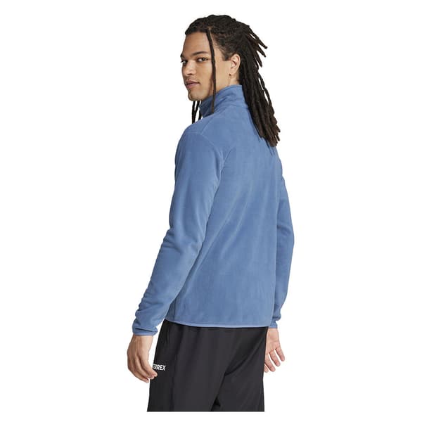 Adidas Multi Essentials Fleecejacka Med Dragkedja Blå XL Man