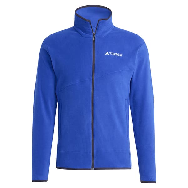 Adidas Terrex Multi Fleecejacka Med Dragkedja Blå M Man
