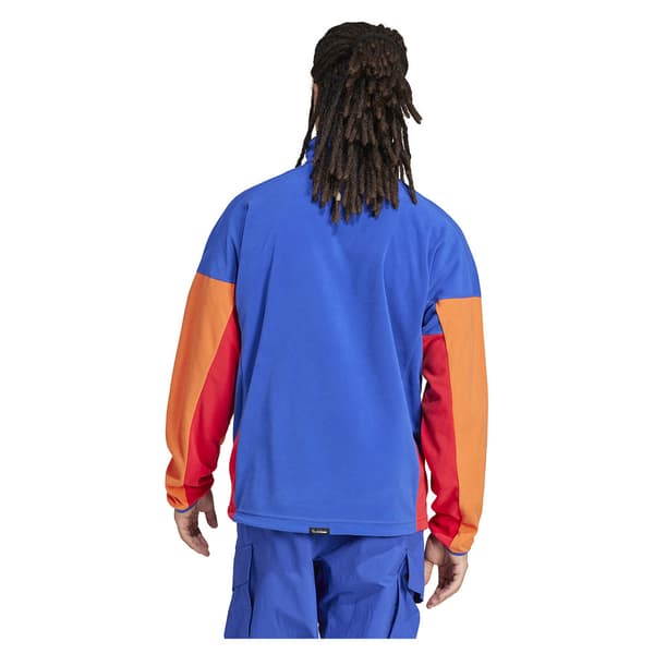 Adidas Terrex Multi Climawarm Fleece Med Halv Dragkedja Orange,Blå L Man