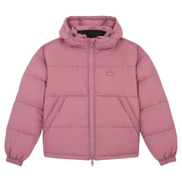 Dickies Alatna Oversized Pufferjakke Rosa XL Kvinde