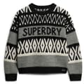Miniatyrbild 2 av 5: Superdry Branded Pattern Tröja Grå S Kvinna