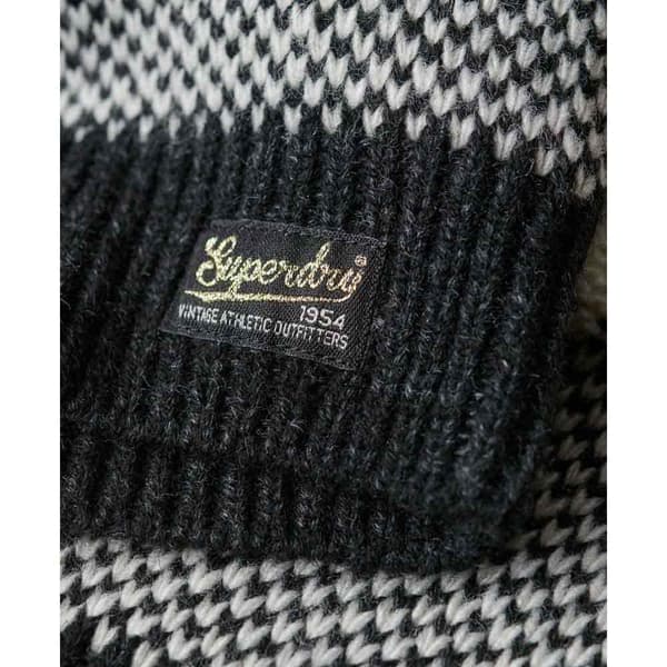 Superdry Branded Pattern Tröja Grå S Kvinna