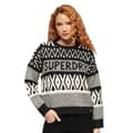 Miniatyrbild 1 av 5: Superdry Branded Pattern Tröja Grå S Kvinna
