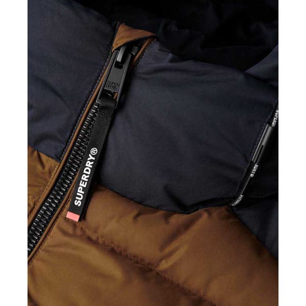 Superdry Colour Block Sport Jacka Brun M Man