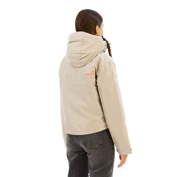 Superdry Embroidered Windbreaker Jacka Grå M Kvinna