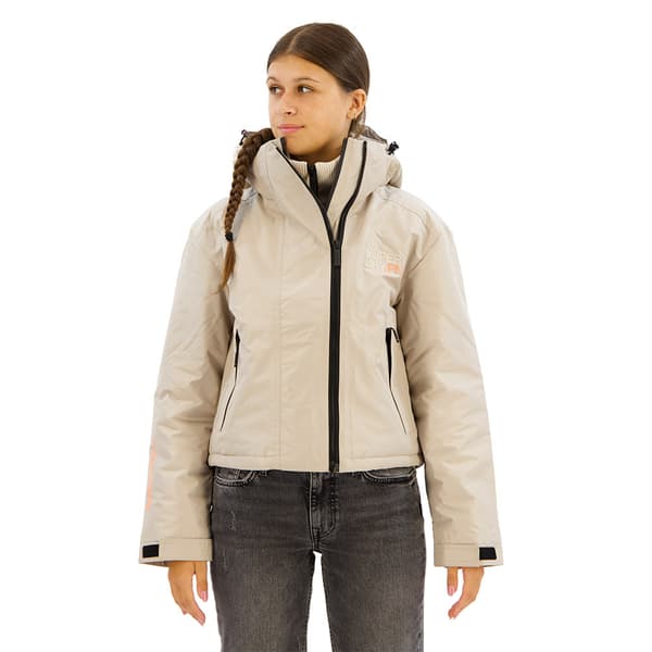 Superdry Embroidered Windbreaker Jacka Grå M Kvinna