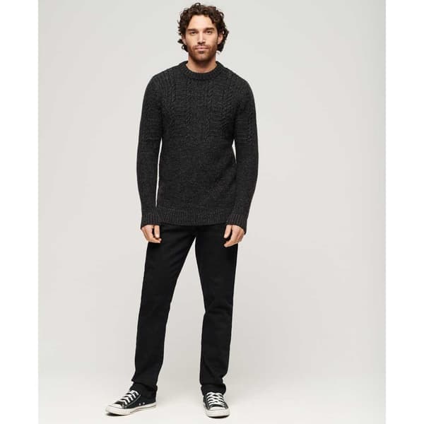Superdry Jacob Cable Tröja Svart XL Man