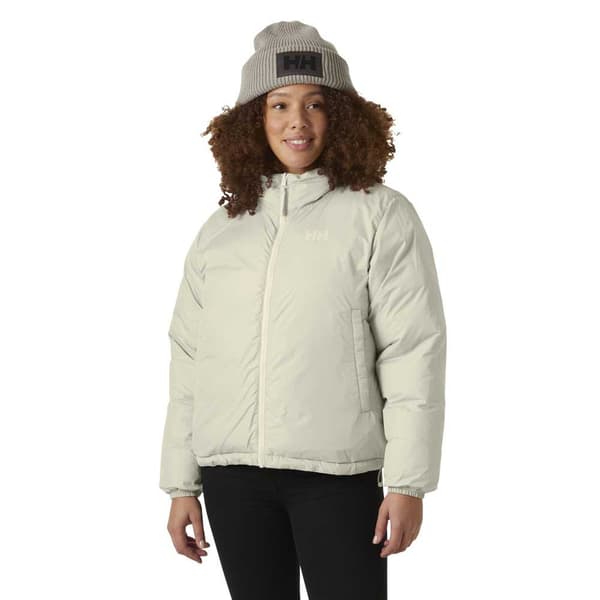 Helly Hansen Yu 23 Reversible Vatteret Jakke Beige,Hvid L Kvinde