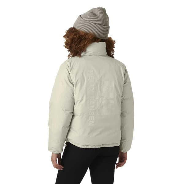 Helly Hansen Yu 23 Reversible Vatteret Jakke Beige,Hvid L Kvinde