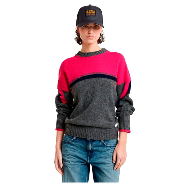 G-star Multi Color Loose R Tröja Rosa L Kvinna