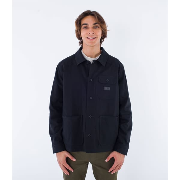Hurley Bixby Lined Canvas övertröja Svart S Man