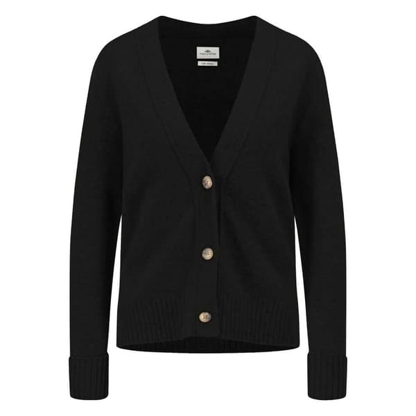 Fynch Hatton 24107443 Kardigan Svart 2XL Kvinna