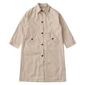 Miniatyrbillede 1 af 2: Nudie Jeans Ester Regnfrakke Beige M Kvinde
