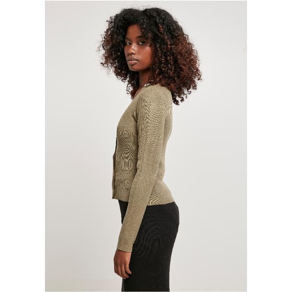 Urban Classics Knit Cardigan Brun 5XL Kvinde
