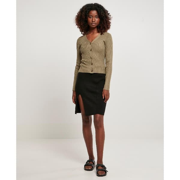 Urban Classics Knit Cardigan Brun 5XL Kvinde