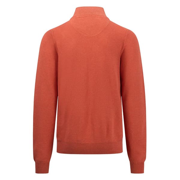 Fynch Hatton 1413223 Tröja Med Hel Dragkedja Orange 3XL Man