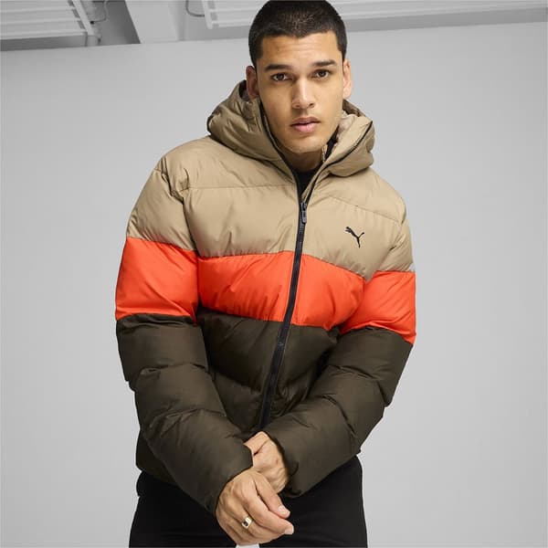 Puma Poly Puffjacka Grönt M Man