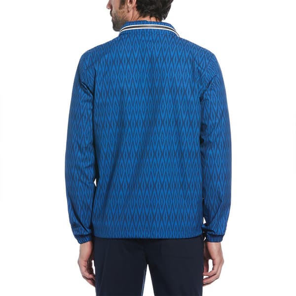 Original Penguin Rec Ratner Aop Diamond Jakke Blå M Mand