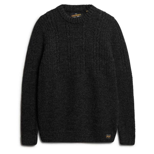 Superdry Jacob Cable Tröja Svart L Man