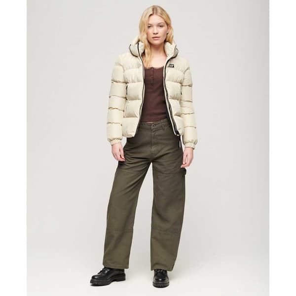 Superdry Sports Jacka Beige XS Kvinna